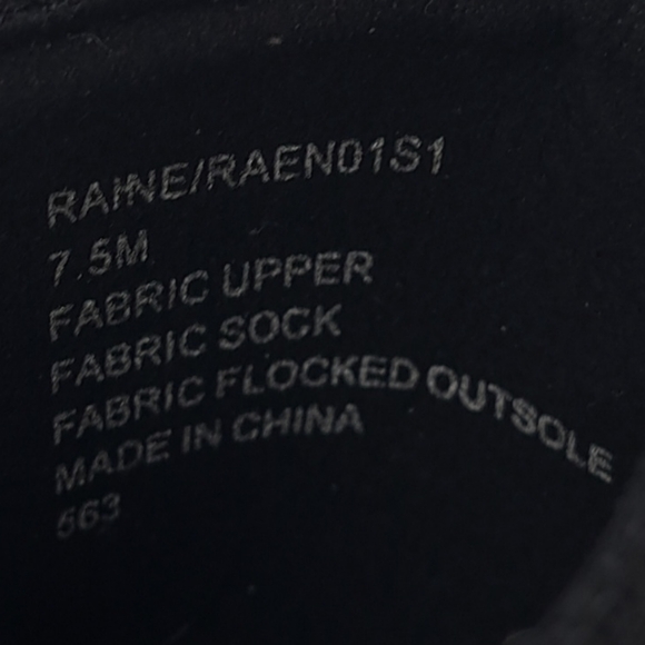 STEVE MADDEN Raine Knit Black Fabric Loafers Flats Size 7.5 - Picture 14 of 16